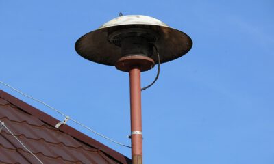 Sirene auf einem Dach