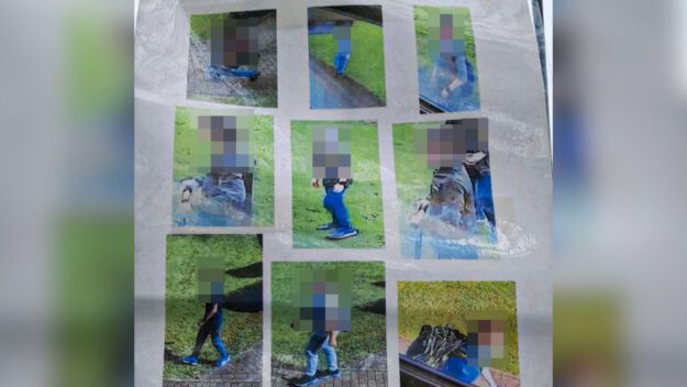 Collage aus mehreren Fotos zeigt Kinder in verschiedenen Situationen im Freien; die Gesichter sind unkenntlich gemacht.