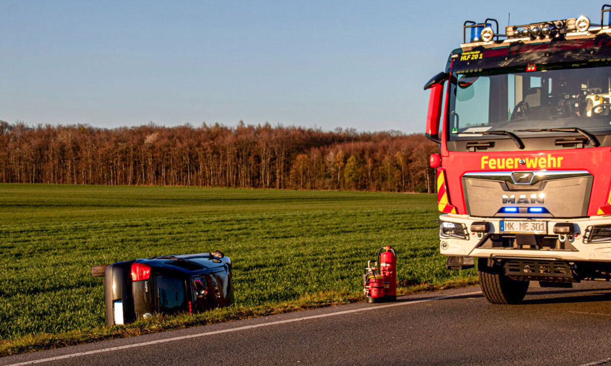 Unfall auf dem Bräukerweg in Menden.