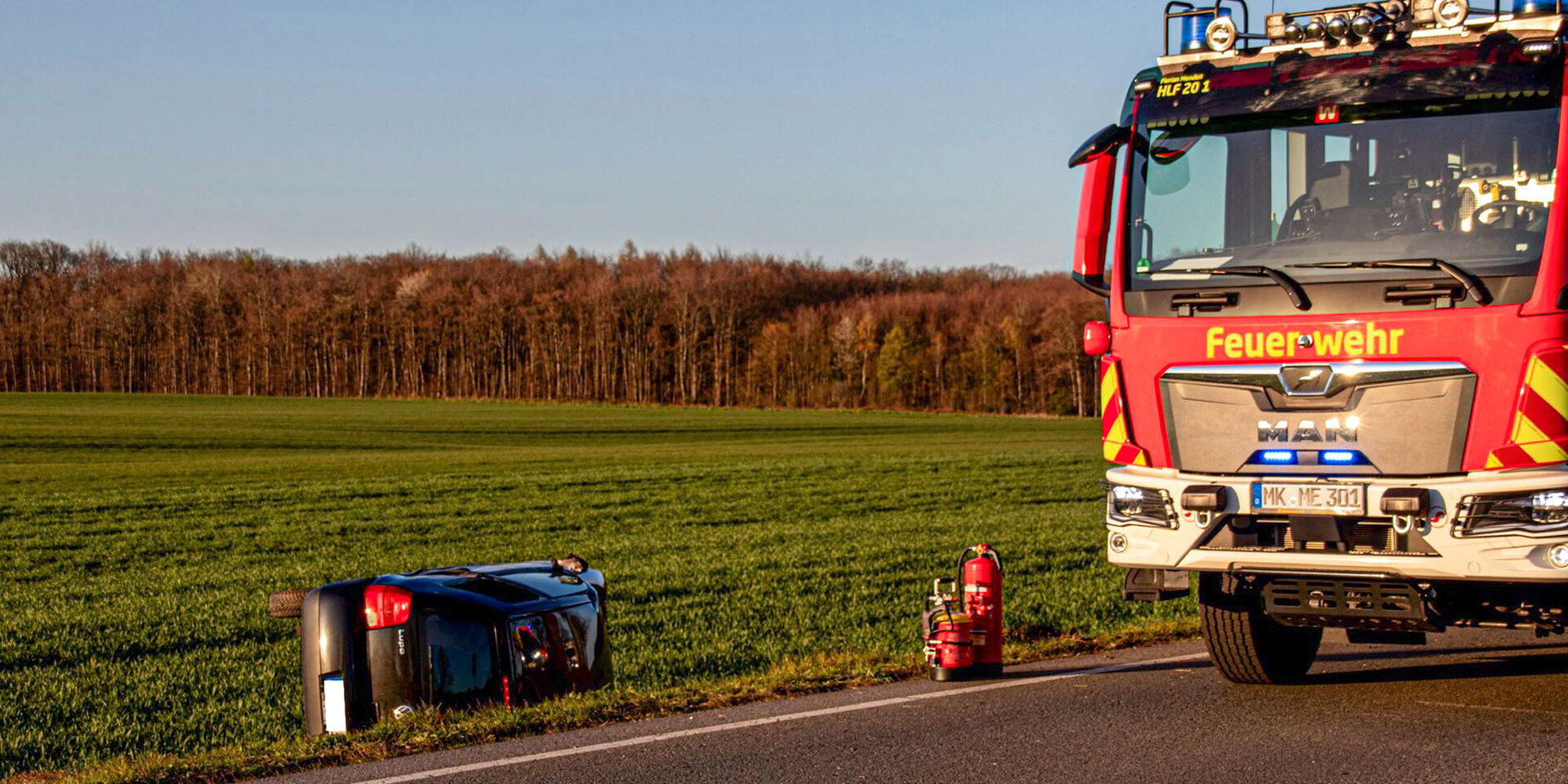 Unfall auf dem Bräukerweg in Menden.