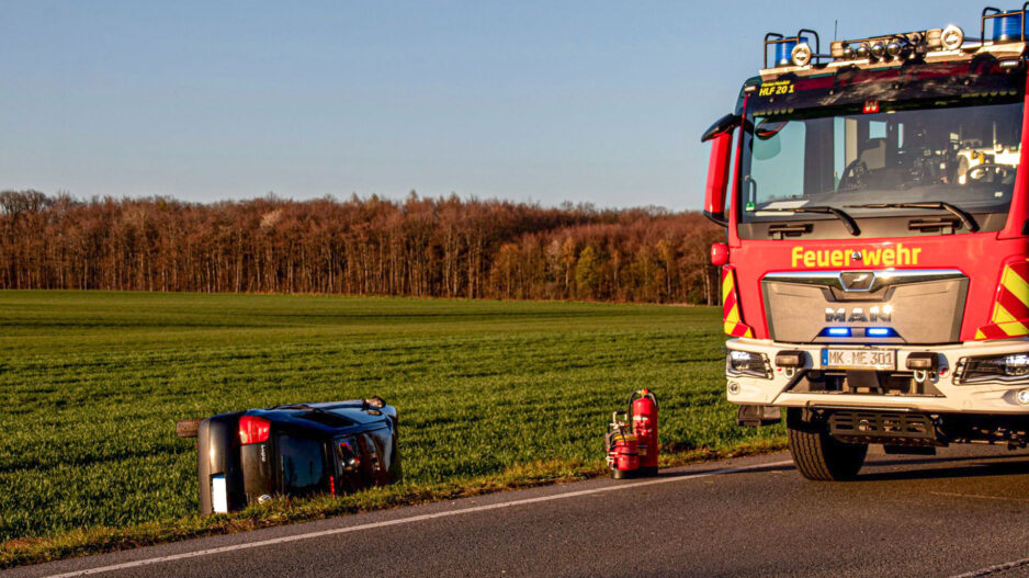 Unfall auf dem Bräukerweg in Menden.