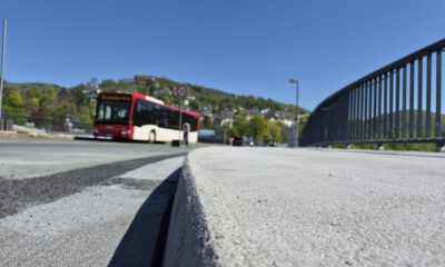 Ein sanierter Bürgersteig