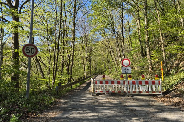 Weiterhin für Autos gesperrt