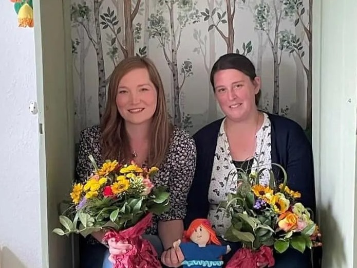 Kim vom Hofe und Stephanie Schneider