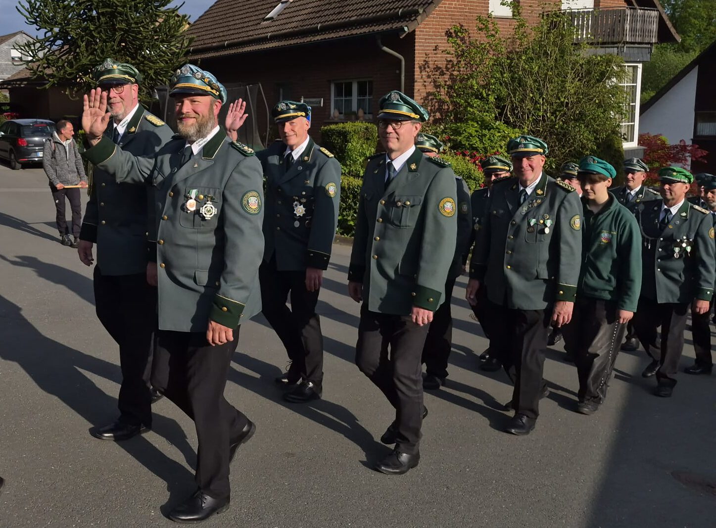 Schützen marschieren
