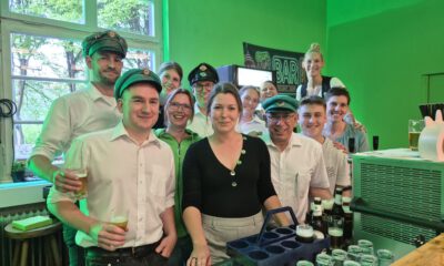 Das Thekenteam der Kompanie Kelleramt