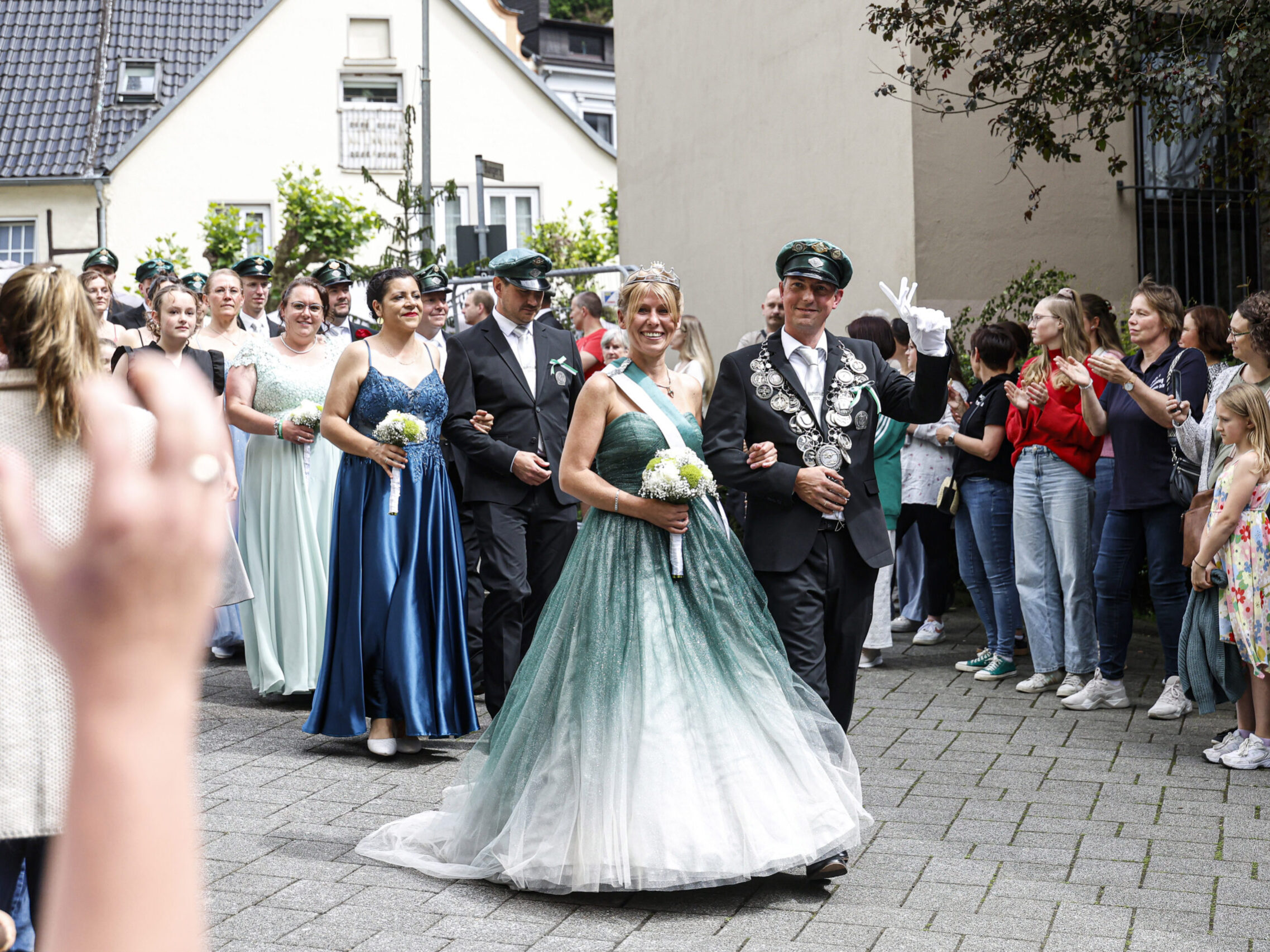 Festumzug beim Schützenfest der Friedrich-Wilhelms-Gesellschaft Altena