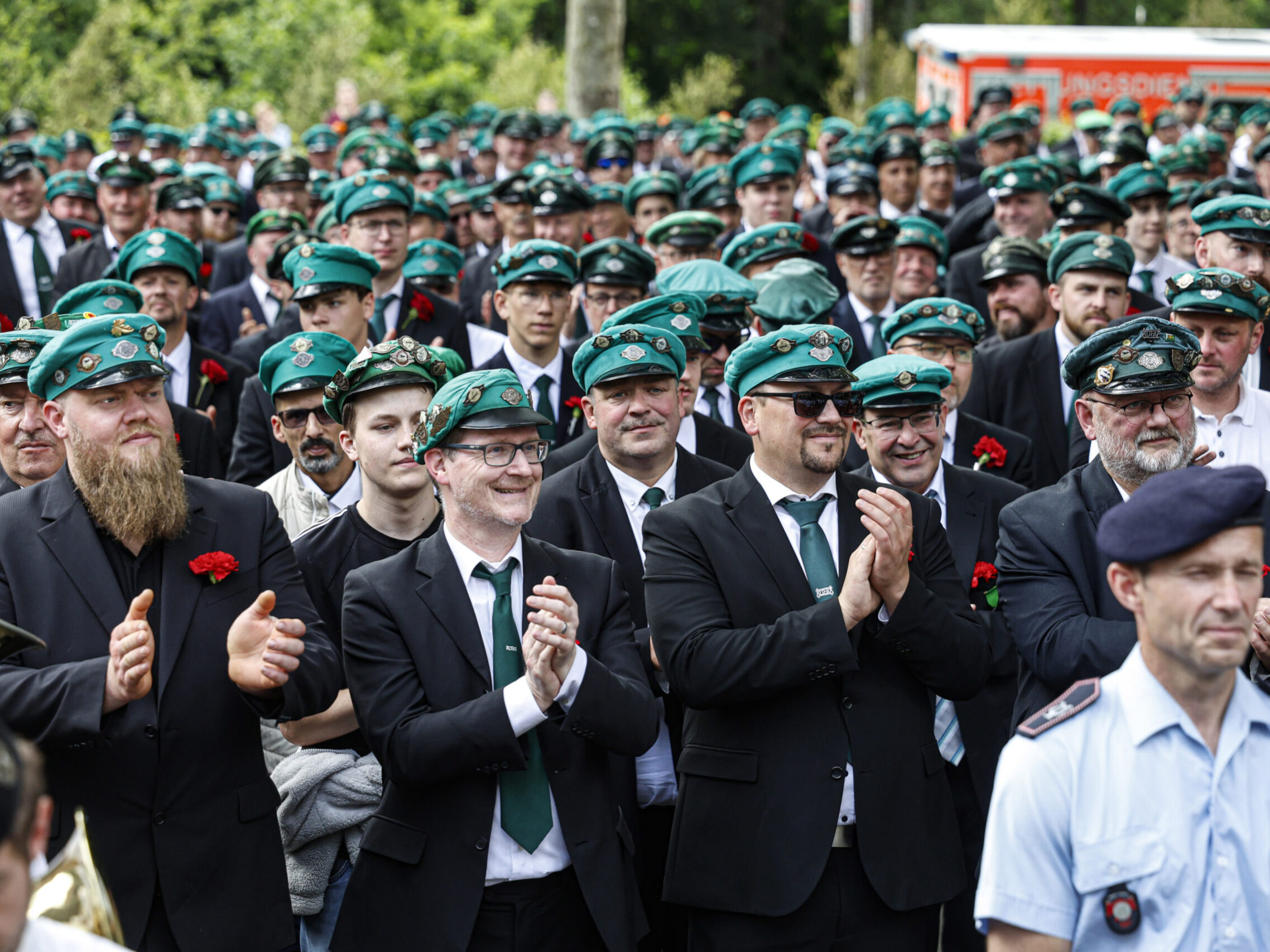 Festumzug beim Schützenfest der Friedrich-Wilhelms-Gesellschaft Altena
