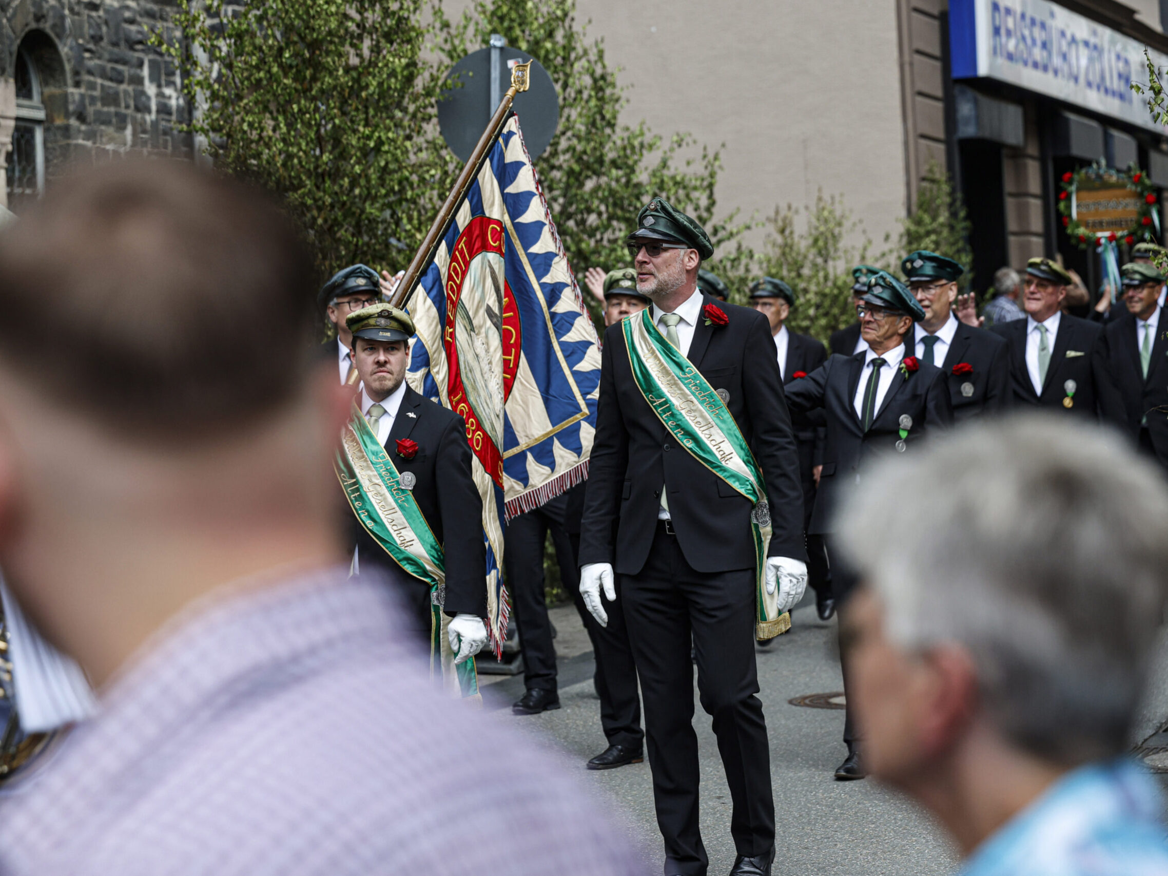 Festumzug beim Schützenfest der Friedrich-Wilhelms-Gesellschaft Altena