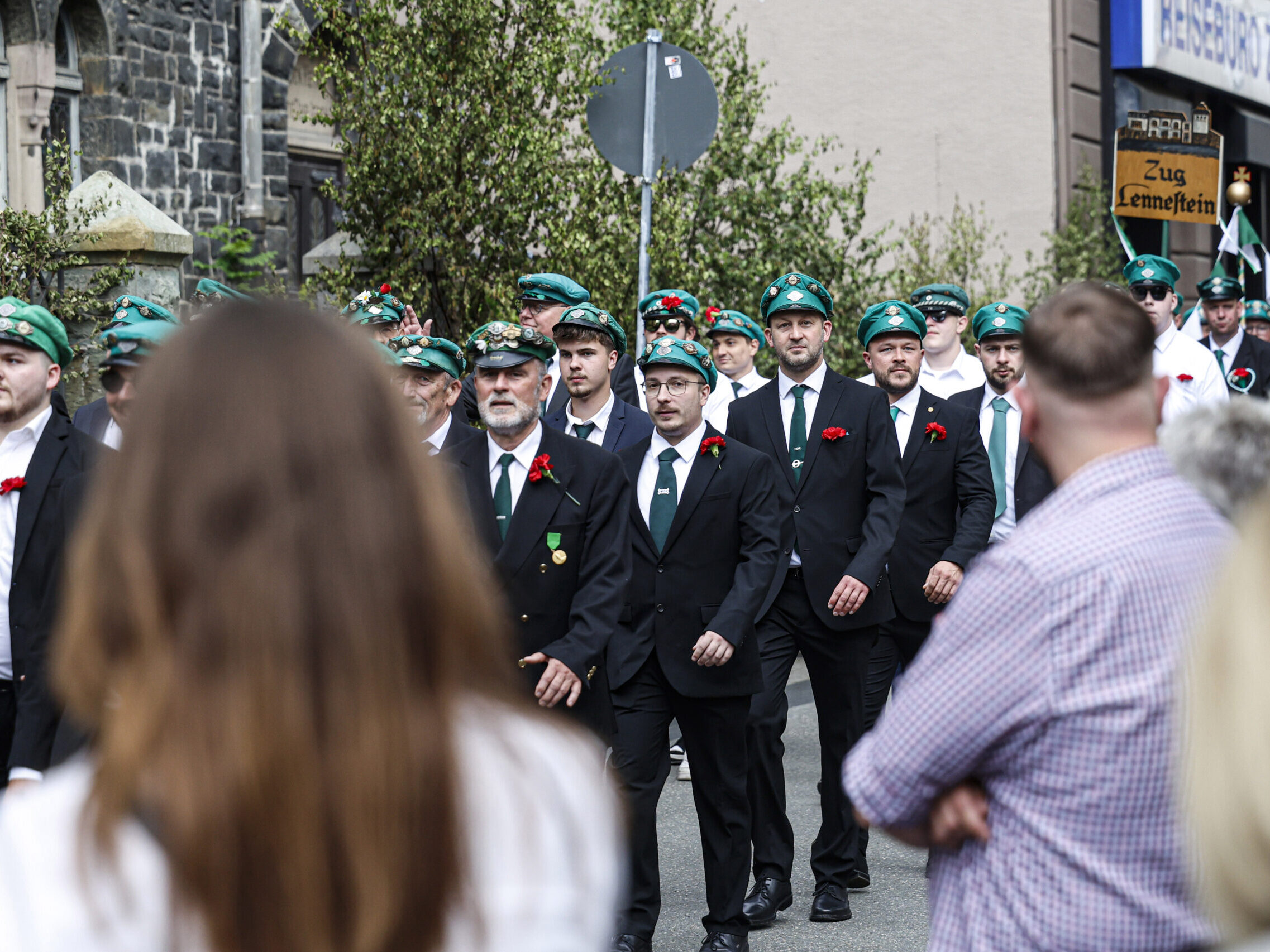 Festumzug beim Schützenfest der Friedrich-Wilhelms-Gesellschaft Altena