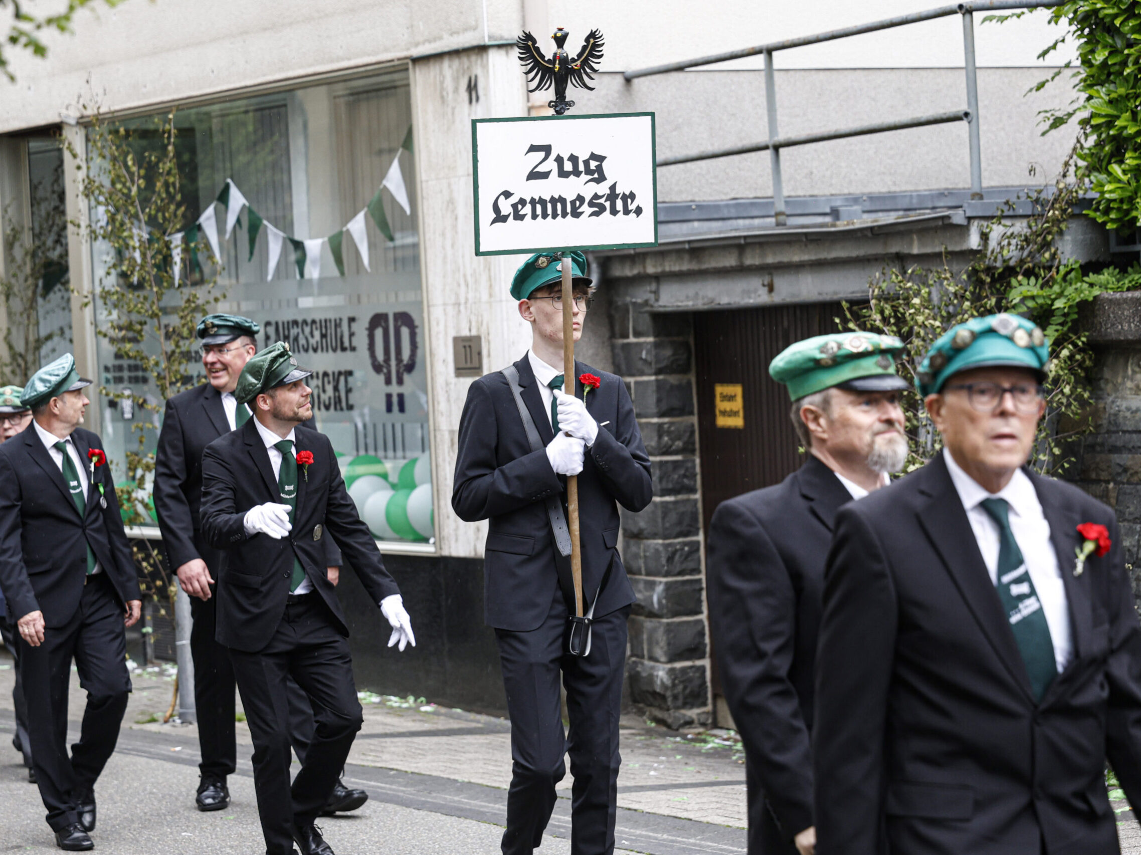 Festumzug beim Schützenfest der Friedrich-Wilhelms-Gesellschaft Altena