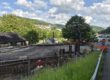 Vorarbeiten für die Behelsbrücke