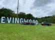 Evingwood-Schriftzug in Evingsen