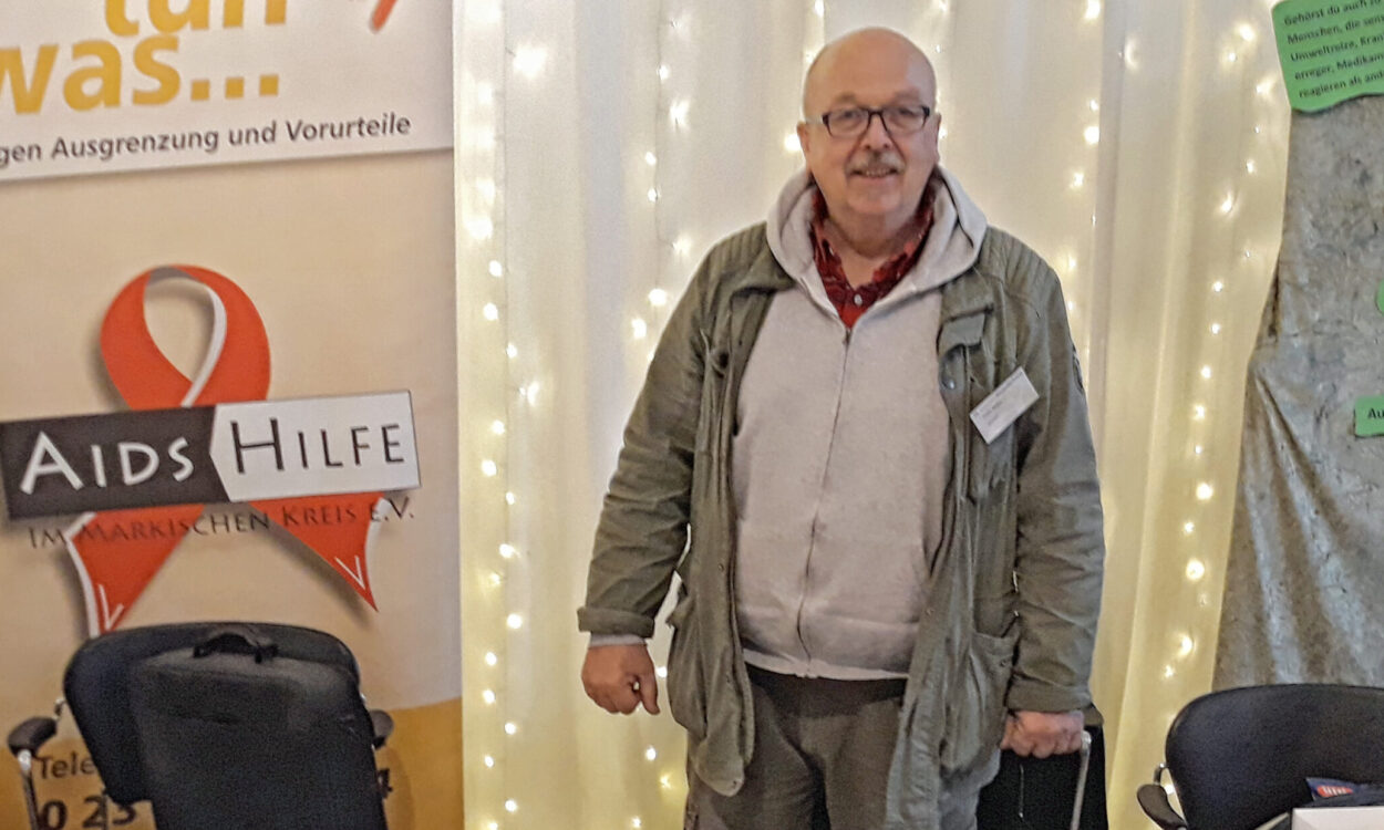 Peter Müller von der Aids-Hilfe