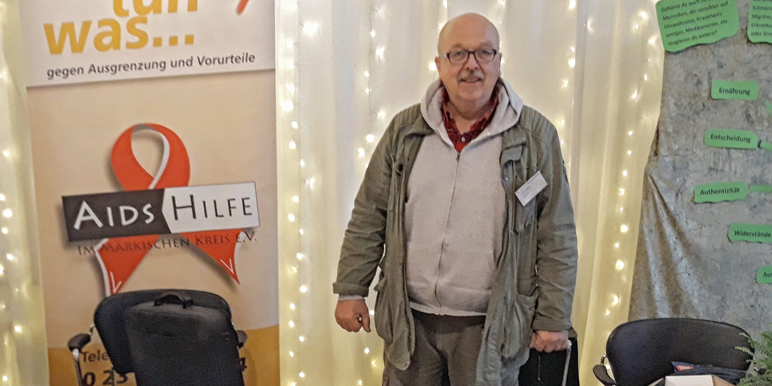 Peter Müller von der Aids-Hilfe