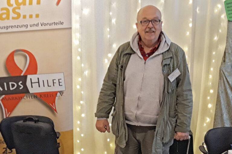 Peter Müller von der Aids-Hilfe