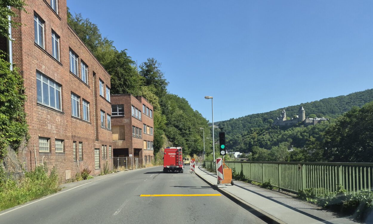 Baustelle an der Lüdenscheider Straße