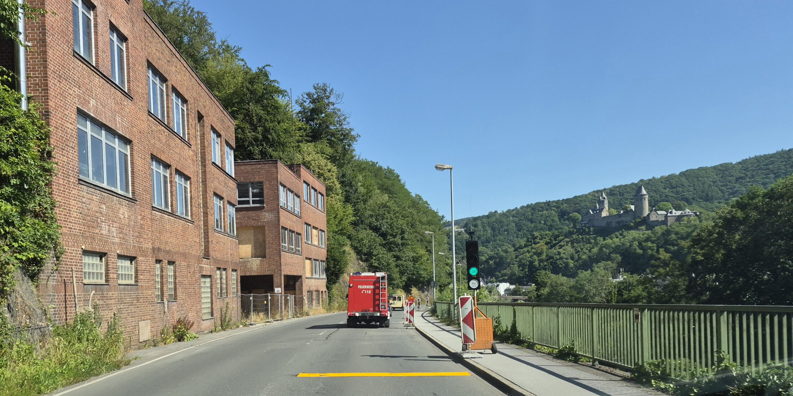 Baustelle an der Lüdenscheider Straße