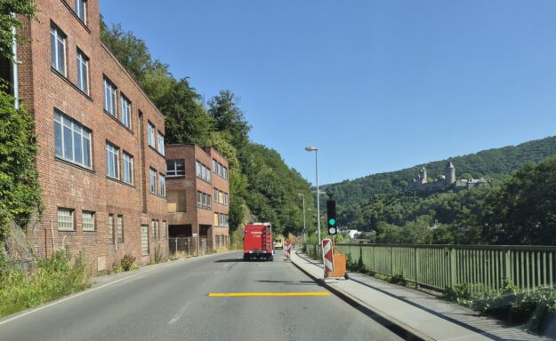 Baustelle an der Lüdenscheider Straße