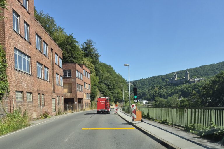 Foto: Ilka Kremer Baustelle an der Lüdenscheider Straße