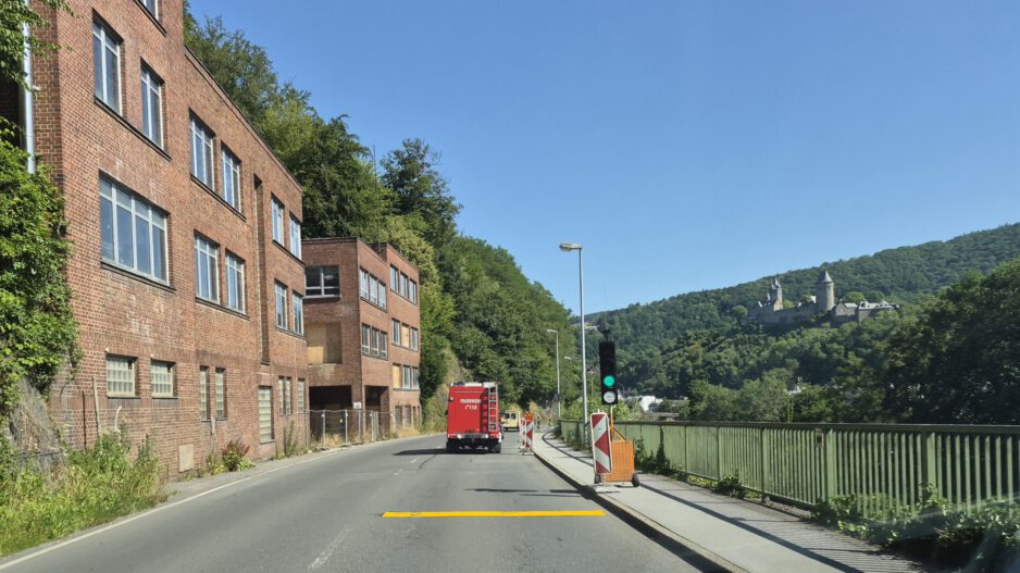 Baustelle an der Lüdenscheider Straße