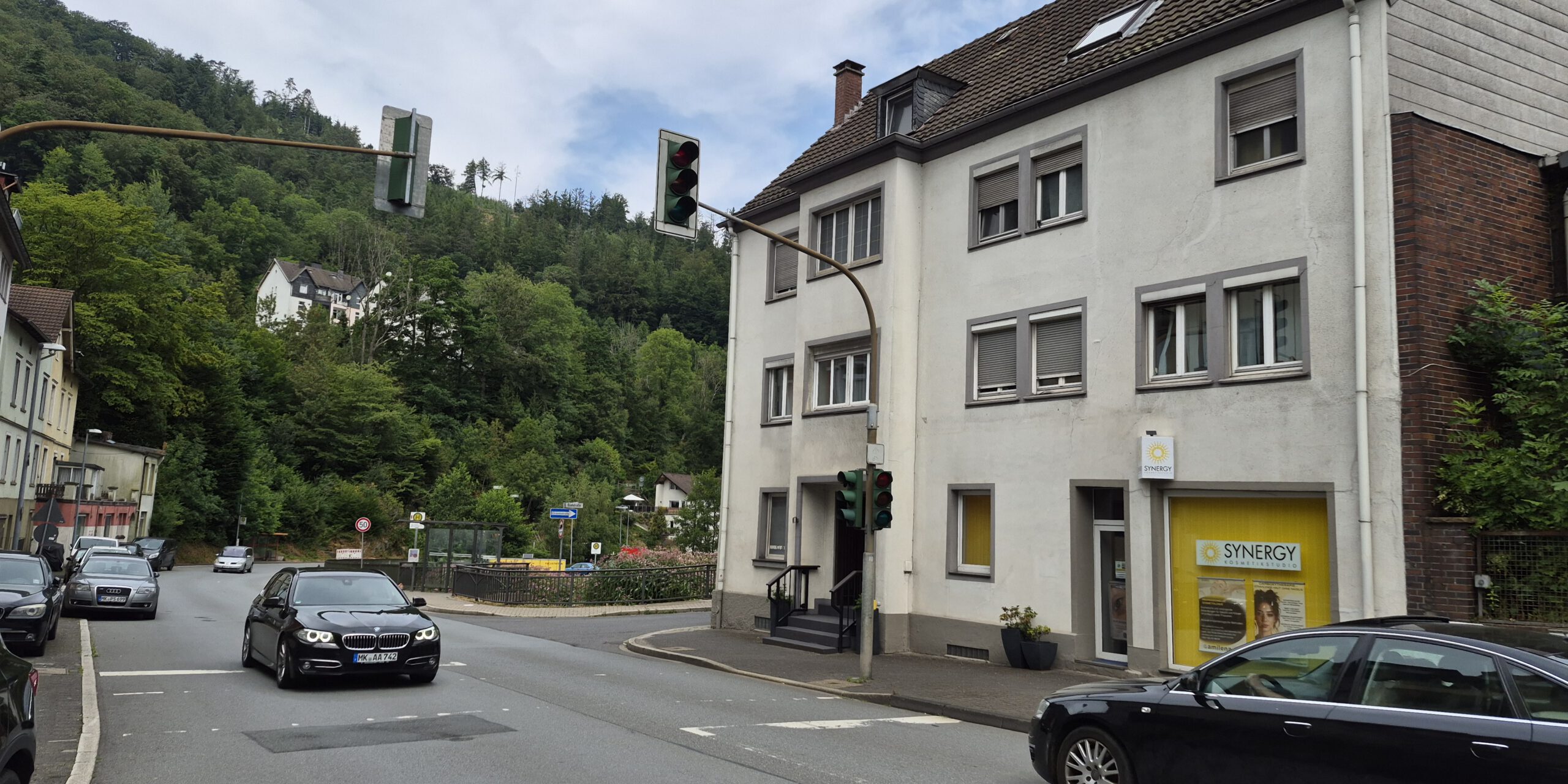Fußgängerampel Rahmedestraße