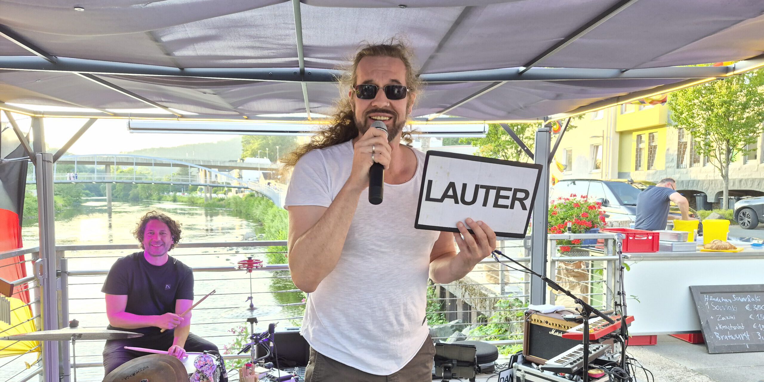 Klaus Sonnabend am Lennekai