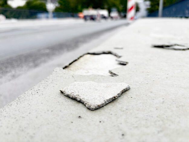Linscheidbrücke neue Schäden