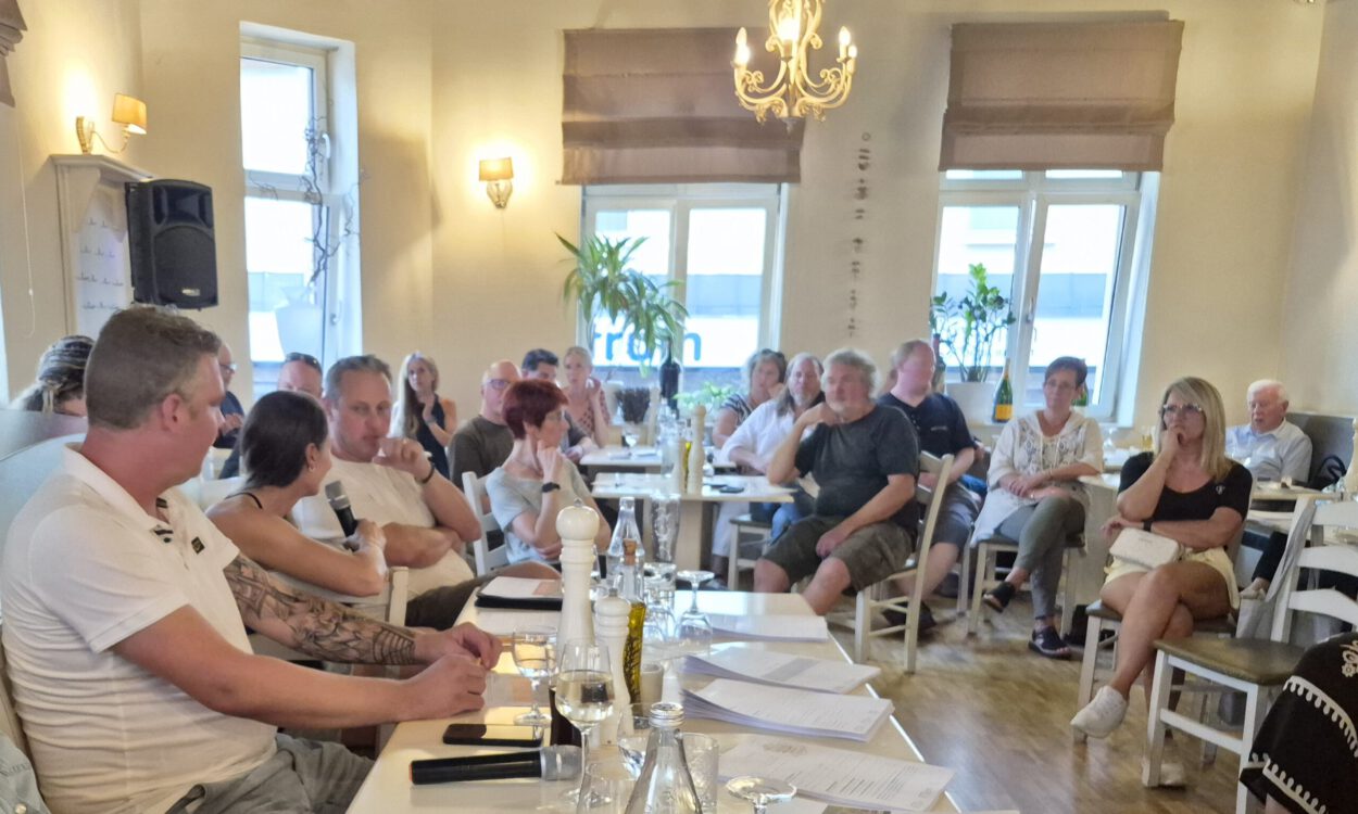 Versammlung vom Stadtmarketing Altena im Kuzina