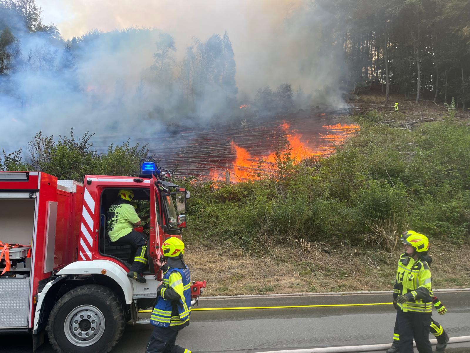 Waldbrand Altena