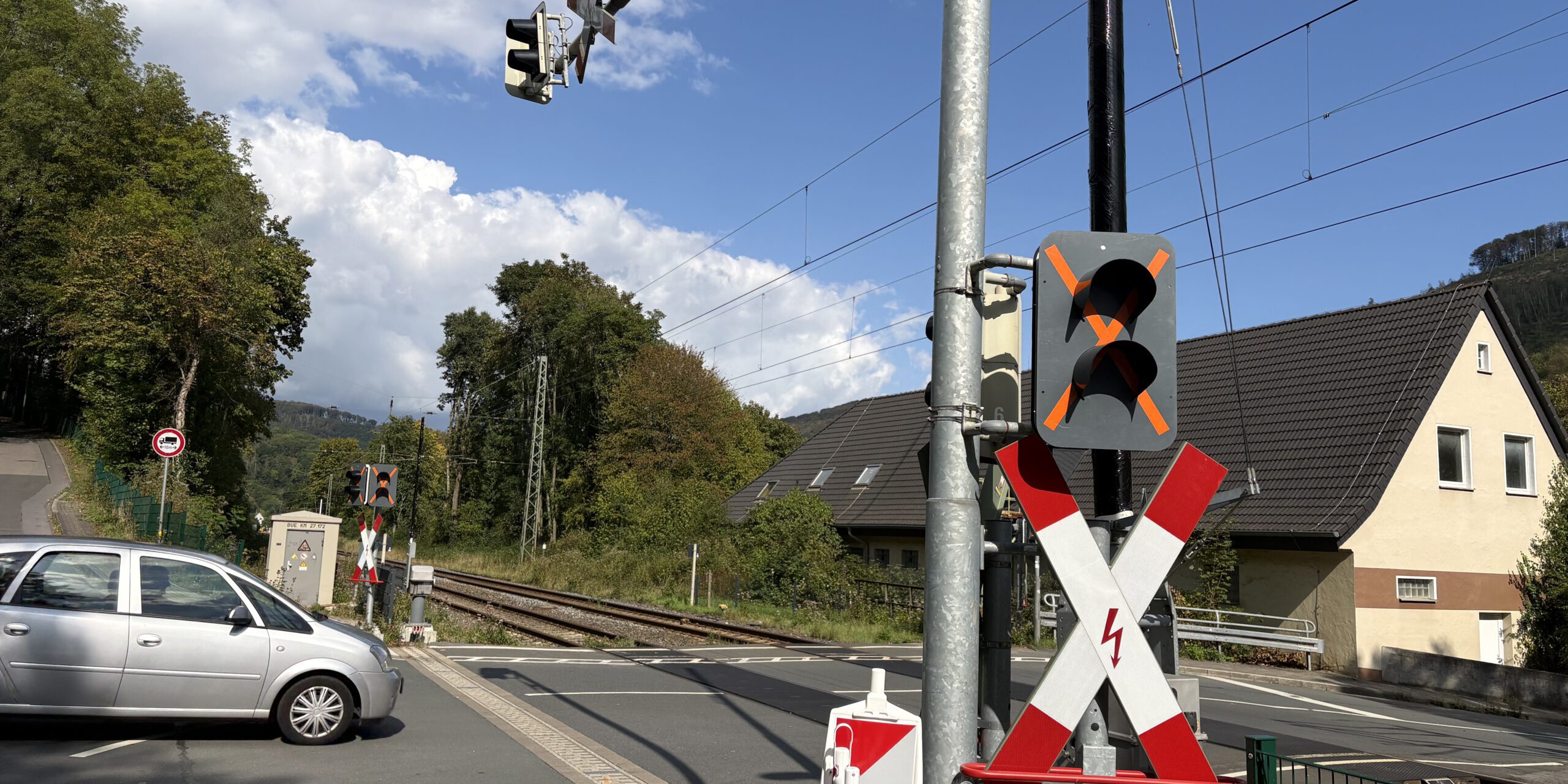 Schranken außer Betrieb