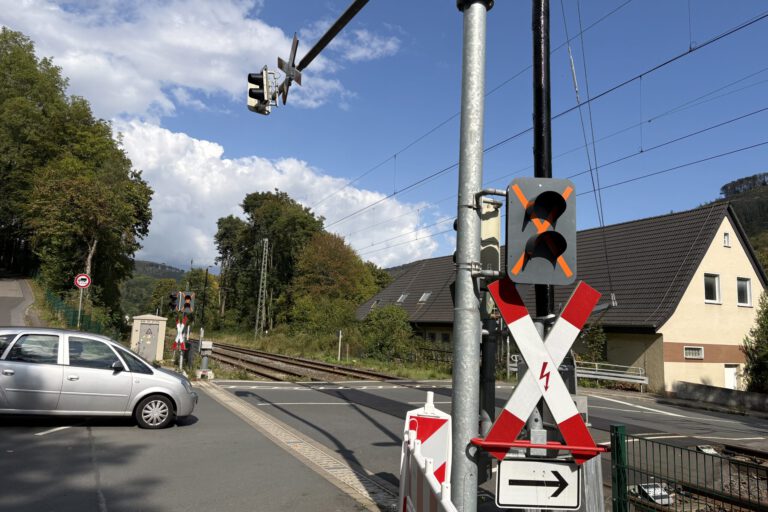 Schranken außer Betrieb