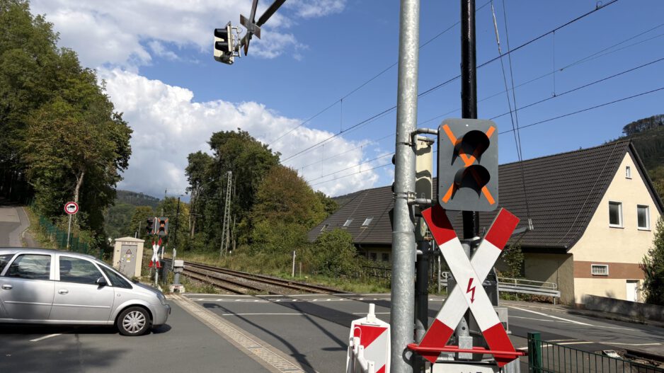 Schranken außer Betrieb