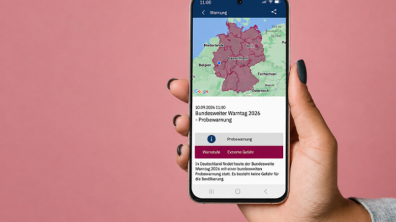 Sy,mbolbild bundesweiter Warntqag