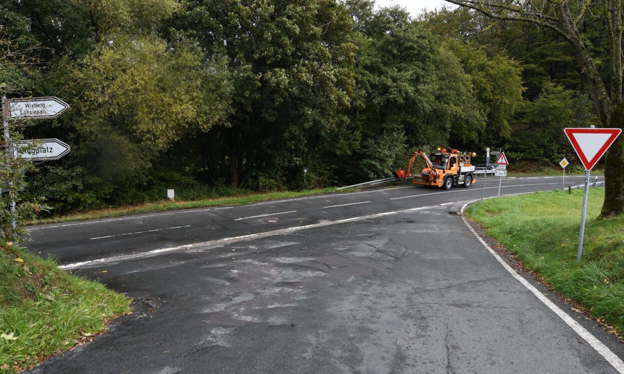 Die Grüner Talstraße in Iserlohn wird saniert. I