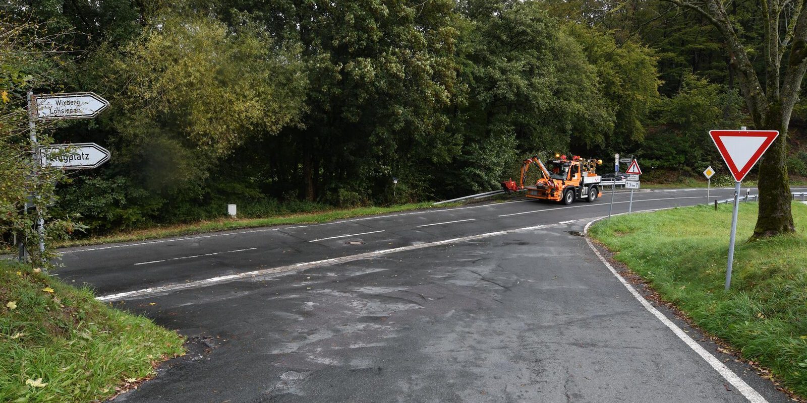Die Grüner Talstraße in Iserlohn wird saniert. I