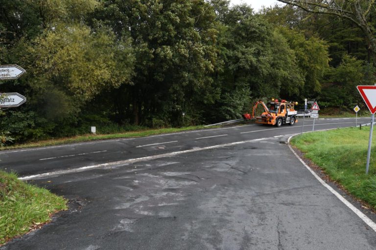 Die Grüner Talstraße in Iserlohn wird saniert. I