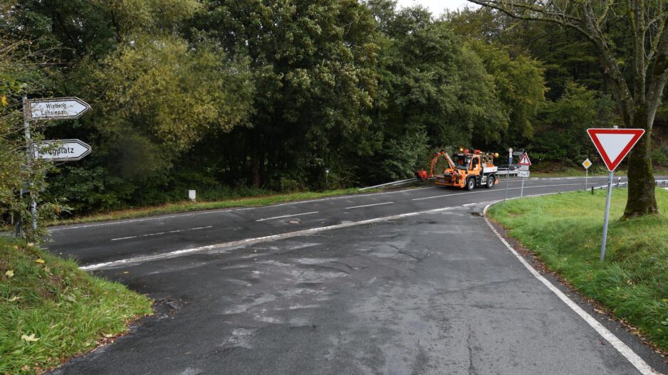 Die Grüner Talstraße in Iserlohn wird saniert. I