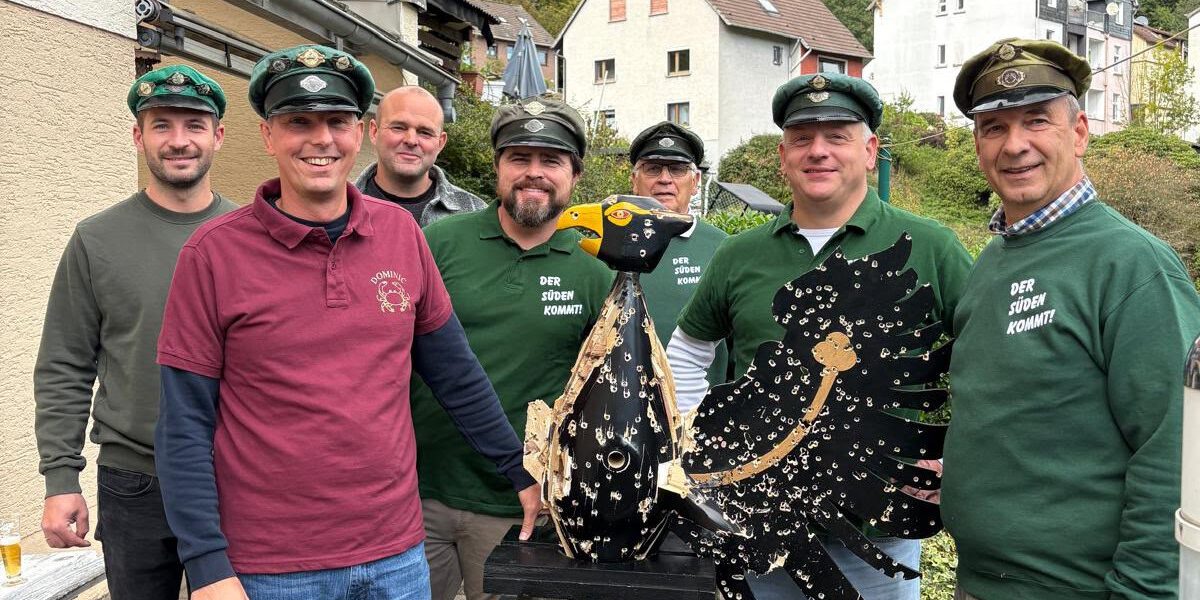 Schützen mit einem Schützenadler