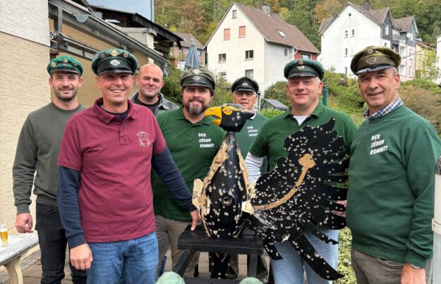 Schützen mit einem Schützenadler