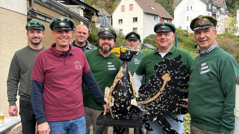 Schützen mit einem Schützenadler